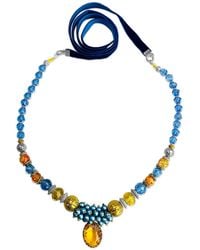 Bellus Domina - Beaded Gala Necklace - Lyst