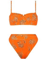 Aguaclara - Riad Short Bustier Top - Lyst