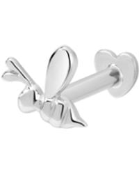 Vanhi - 14K Solid Bumble Bee Flat Back Stud Left Facing - Lyst