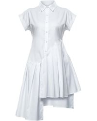 Metamorph - Pleated Long Tunic Shirt - Lyst