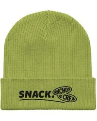 Anchor and Crew - Leaf Snack Gen. Organic Cotton Embroidered Beanie - Lyst