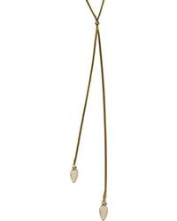 Rachel Nathan - Bolo Herringbone Necklace - Lyst