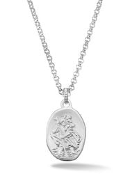 Dower & Hall - St. Christopher Talisman Necklace - Lyst