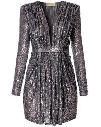 AGGI - Roxie Diamond Mini Sequin Dress - Lyst