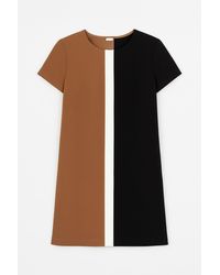 Conquista - Straight Short Sleeve Dress - Lyst