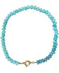 Christina Greene - Sweet Stone Beaded Knotted Necklace - Lyst
