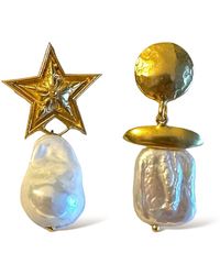 Majalis Jewelry - Fashion Design Pearl Earring - Lyst