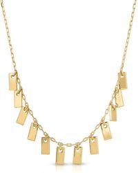 Glamrocks Jewelry - Fringe Tag Necklace - Lyst