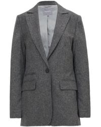 InAvati - Single-Breasted Melange Wool Jacket - Lyst