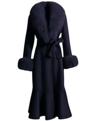 Hortons England - Westminster Cashmere Peplum Coat - Lyst