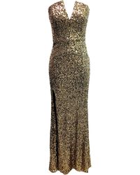 Dress the Population - Sequined Strapless Mermaid Gown - Lyst