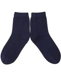 Soft Strokes Silk - Wool Quarter-Length Socks Set Of Two - Lyst