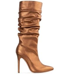 Ginissima - Metallic Leather Eva Boots - Lyst