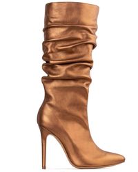 Ginissima - Metallic Leather Eva Boots - Lyst