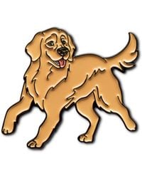 Make Heads Turn - Enamel Pin Golden Retriever Dog - Lyst