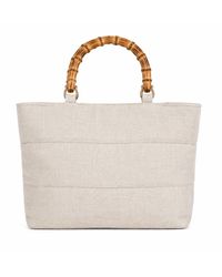 MARICEL - Neutrals Kiara Soft Structured Tote Bag - Lyst