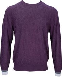lords of harlech - Colin Jacquard Merino Paisley Sweater - Lyst