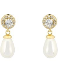 LÁTELITA London - Timeless Pearl Teardrop Earrings - Lyst