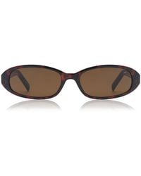 A.Kjærbede - Neutrals Macy Sunglasses Demi Tortoise - Lyst