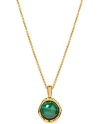 Muru - Tiny Malachite Necklace For Growth - Lyst