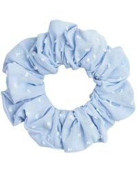 Cafide - Plumeti Check Scrunchie Hair Tie, Noa - Lyst