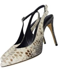 Aethra Shoes - Alis Leather Slingback Pointed-Toe Pumps - Lyst