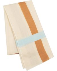 Heritagemoda - Neutrals Ivory Handpainted Wool Scarf - Lyst