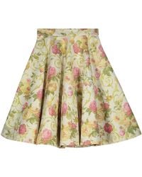 Monique Singh - Iconic Romantic Indo Western Floral Midi Skirt - Lyst