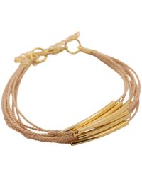 Nart Nature Making Art - Neutrals The Elemental Buriti Natural Fiber Bracelet - Lyst