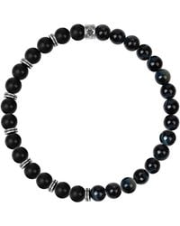 Karma and Luck - Onyx & Tiger's Eye Bracelet – Protection & Focus Gemstone Jewelry – Balanced Perspective - Lyst