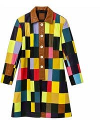 Zasta Studio - The Queen Of Hearts Italian Leather Trench Coat D - Lyst