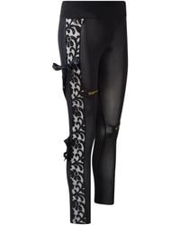 Belle -et-BonBon - New Edition Bondage Leggings With Satin Bows & Sequin Leg Stripe - Lyst