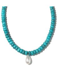 Leni James - The Livia And Pearl Necklace - Lyst