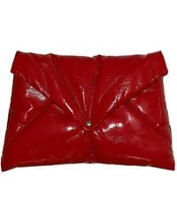 Julia Allert - Glossy Patent Envelope Clutch Bag - Lyst