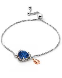 Unaloe - Coleus Adjustable Bracelet With Royal Zirconia – Elegant Slider Jewelry - Lyst
