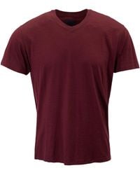 lords of harlech - Victor Port Extra-Fine Merino V-Neck Tee - Lyst