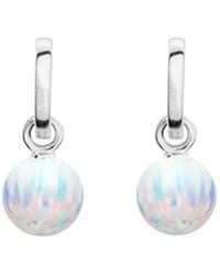 Ora Pearls - Ice Opal Hoop Earrings - Lyst