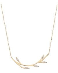 LÁTELITA London - Solid 14K Blooming Branch Necklace - Lyst