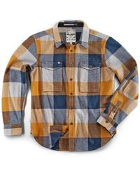&SONS Trading Co - Andsons Big Yukon Flannel Check Shirt Tan - Lyst