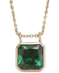 Juvetti - Margo Necklace Set With Emerald - Lyst