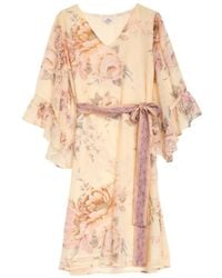 Niza - Long Sleeved Shirt With Embroidery On Cuffs And Neckline - Lyst