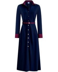 Why Mary - Marion A-Line Classic Midi Dress - Lyst