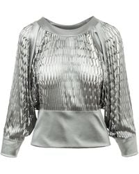 Silvia Serban - Laser Cut Blouse - Lyst