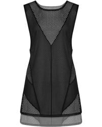 Kim Foley - High-Low Beach Cover-Up Athletic Mesh Dress - Lyst