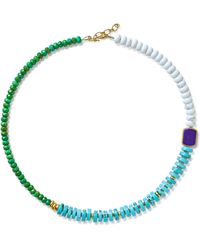 Bombyx House - Lapis Color Block Necklace - Lyst