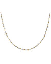 Janus Edinburgh - Sha Sha Dual Tone Vermeil And Sterling Necklace 55Cm - Lyst