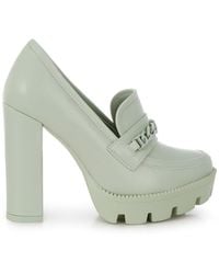 Rag & Co - Corinne Chain Embellished Chunky Loafers - Lyst