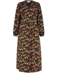 Sugarhill - Nyla Jersey Midi Dress Forest - Lyst