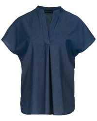 Conquista - Sleeveless Cotton Style Top - Lyst