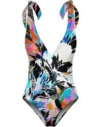 Aloha From Deer - Electric Bloom One Piece Swimsuit - Lyst